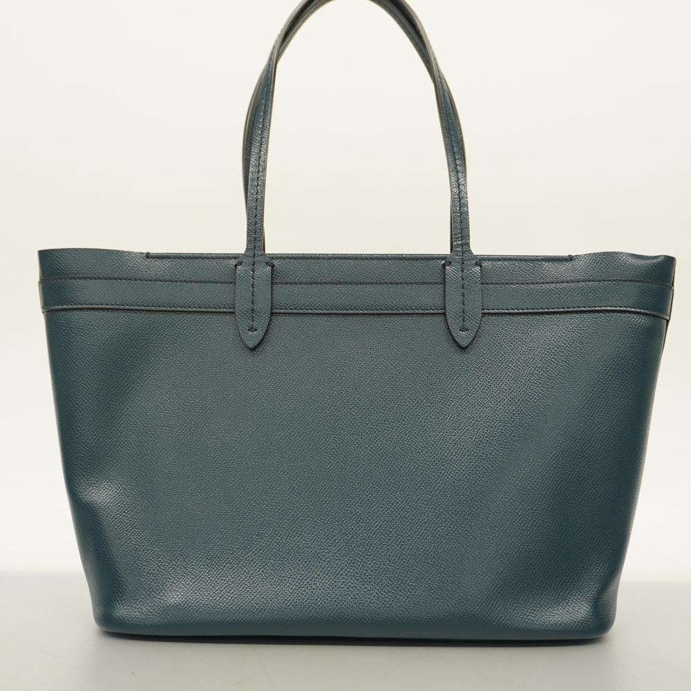 SALVATORE FERRAGAMOAuth Vara Tote Bag Women's Leather Dark Green - Picture 7 of 7